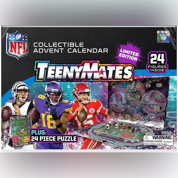 Party Animal NFL Color Rush TeenyMates Advent Calendar. NWT in box! - Picture 1 of 5